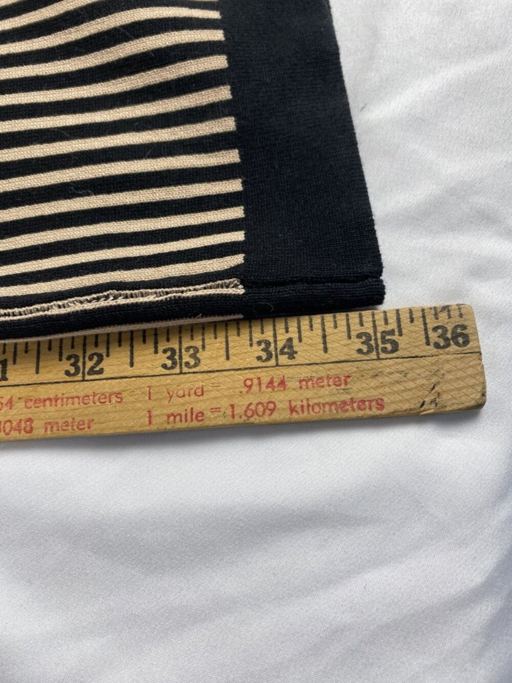 Fashion Nova Womens Black & Beige Geometric Wide-Leg Pants XL Viscose Blend - Picture 10 of 10